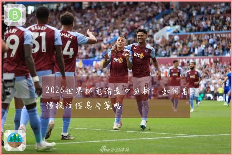2026世界杯竞猜盘口分析：如何看懂投注信息与策略